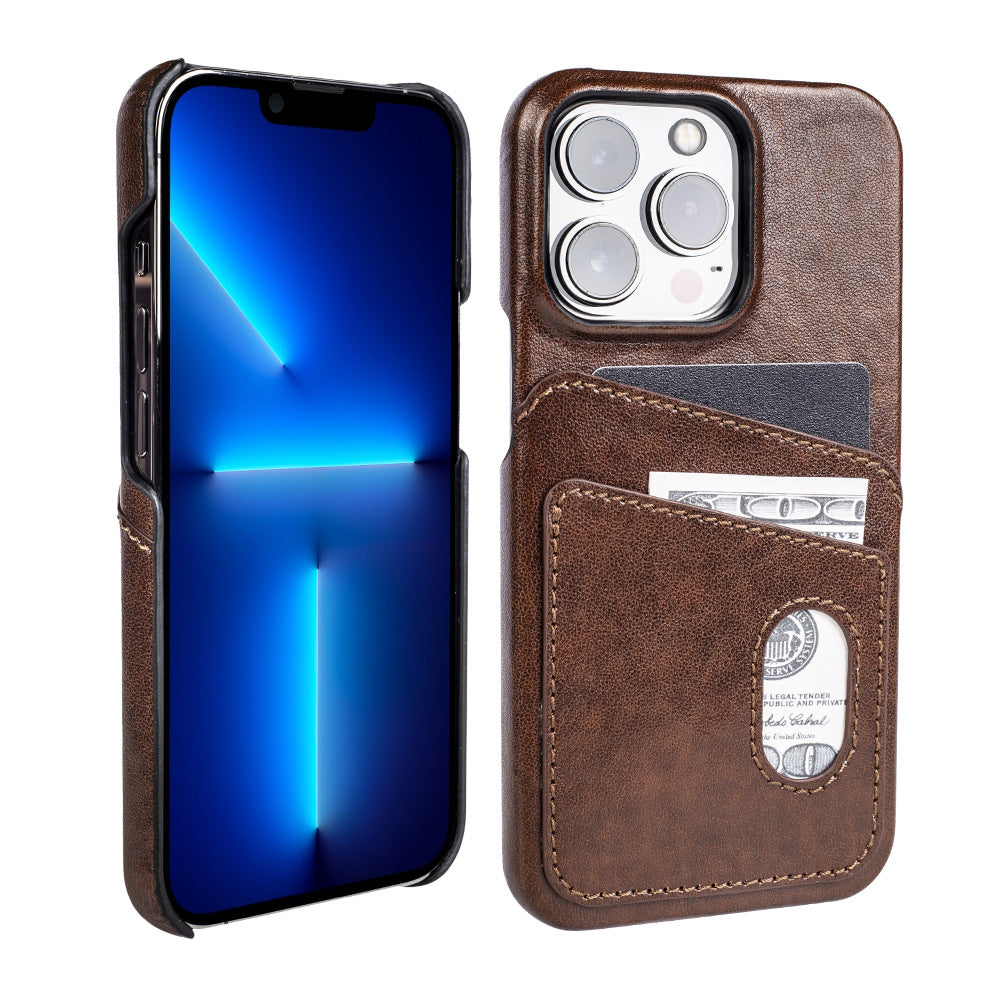 Mobile Phone Case Back Cover Leather