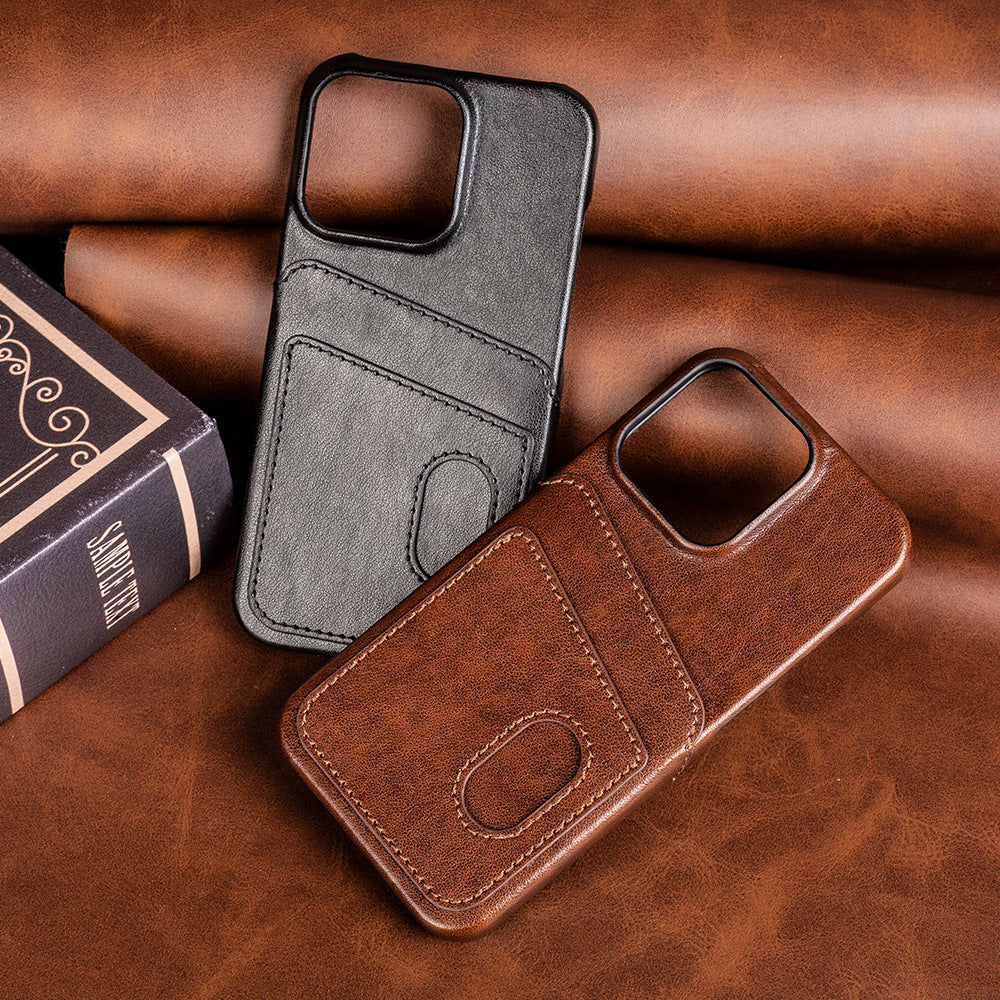 Mobile Phone Case Back Cover Leather