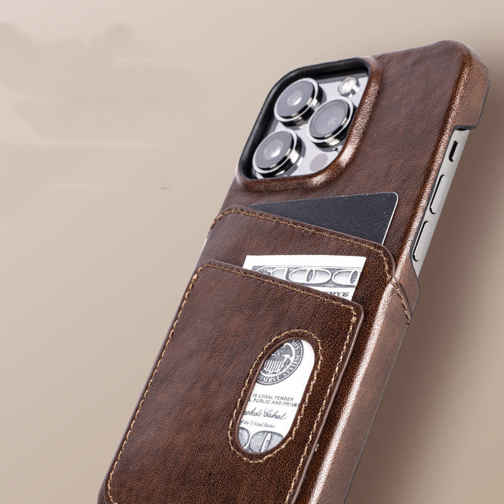 Mobile Phone Case Back Cover Leather