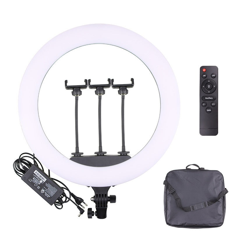 Multi-camera Live Broadcast Ring Light With 16-inch Beautifying Light