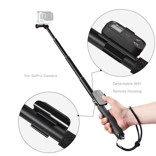 36-inch action camera selfie stick