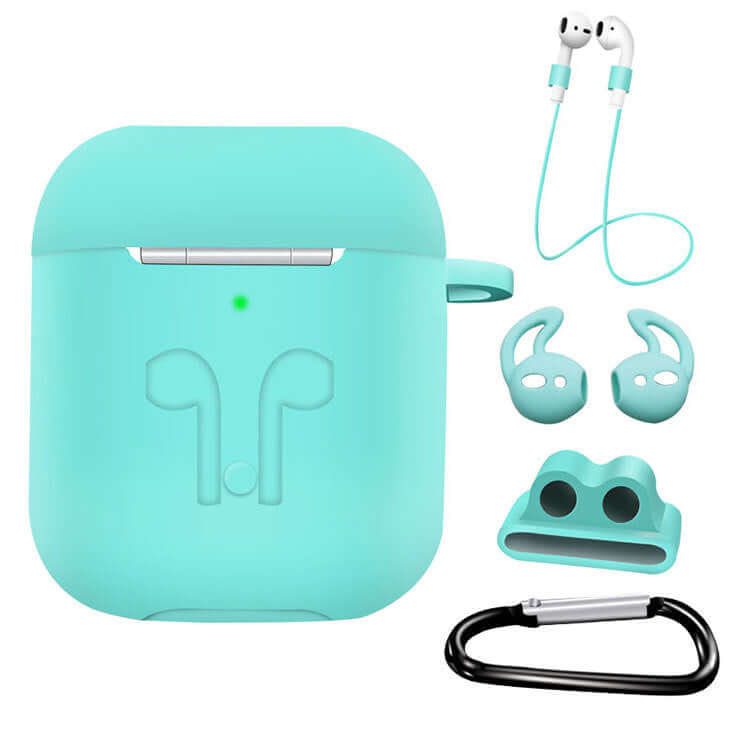 Compatible with Apple, Suitable For Airpods Earphone Protective Cover 5-Piece Set