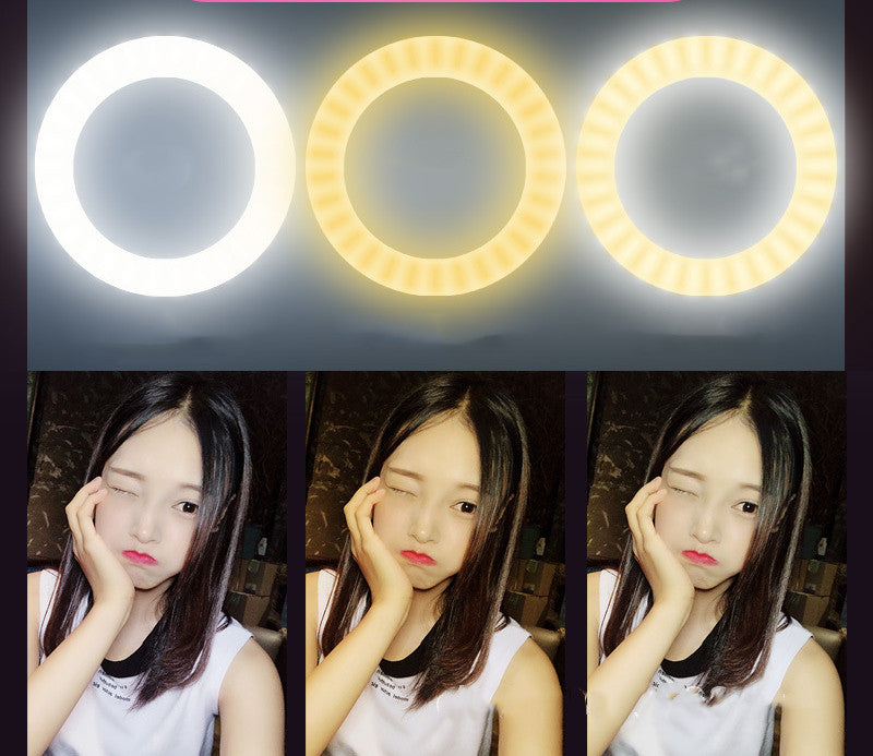 Mobile Phone Fill Light, Ring Light, Two-Color Heating And Cooling Light, Beauty Selfie