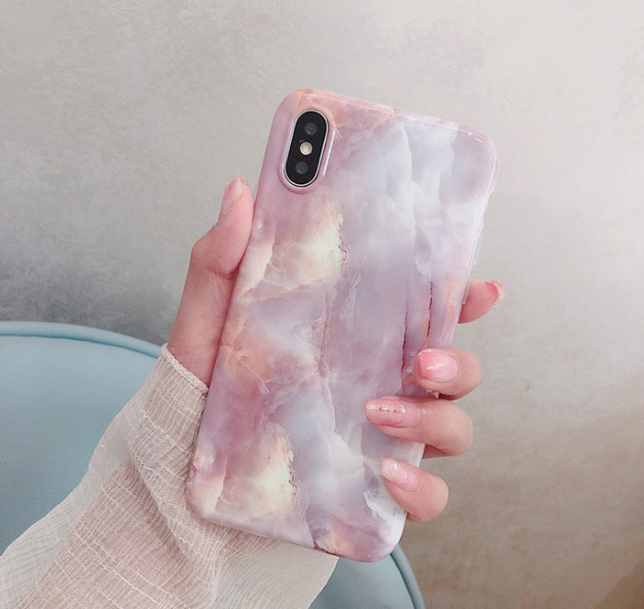 Simple Back Cover Marble Mobile Phone Case