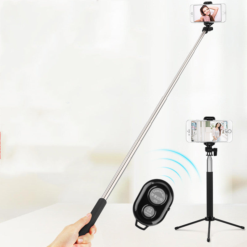 New Selfie Stick Tripod With Bluetooth-compatible Remote Control For SmartPhone Mobile Monopod Selfie Stick