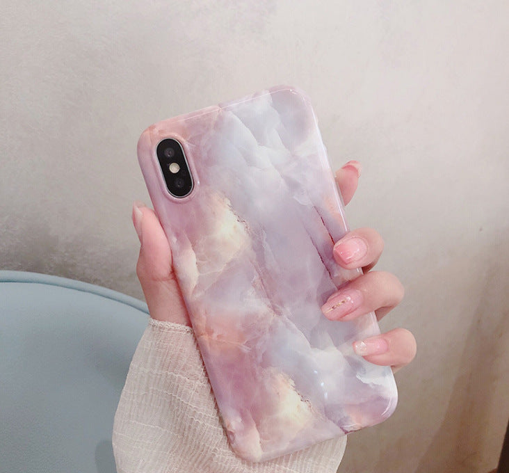 Simple Back Cover Marble Mobile Phone Case