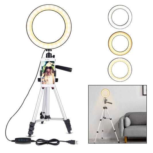 7.9 inch dimmable LED ring light strip