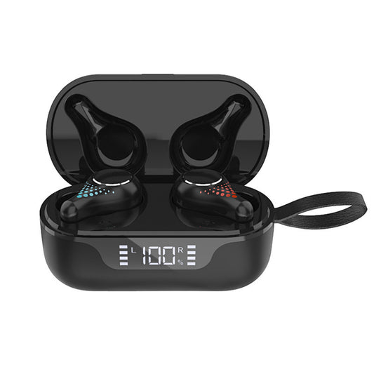 Subwoofer 5.0 Single Binaural Bluetooth Headset Earbuds Touch LED Bluetooth Headset