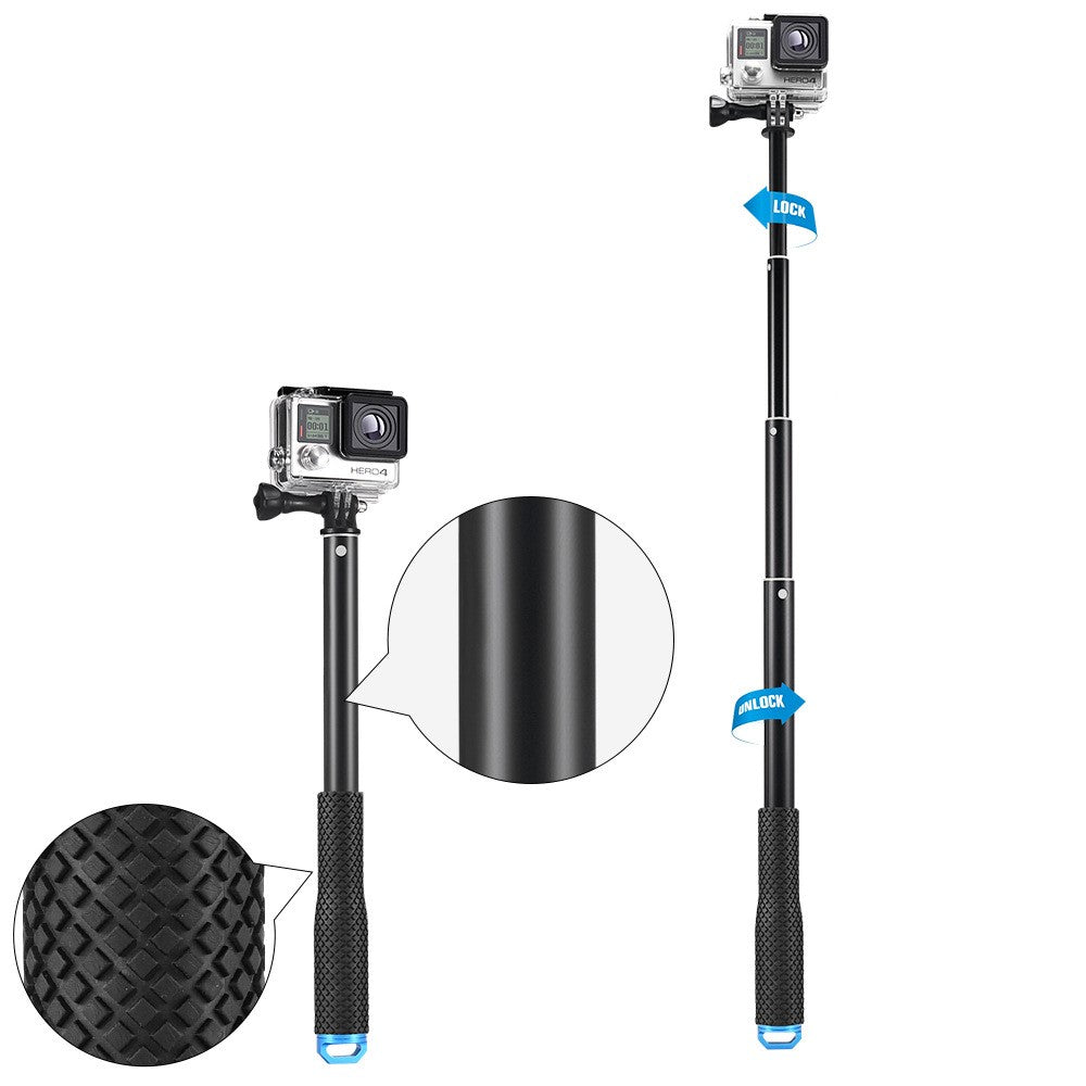 36-inch action camera selfie stick