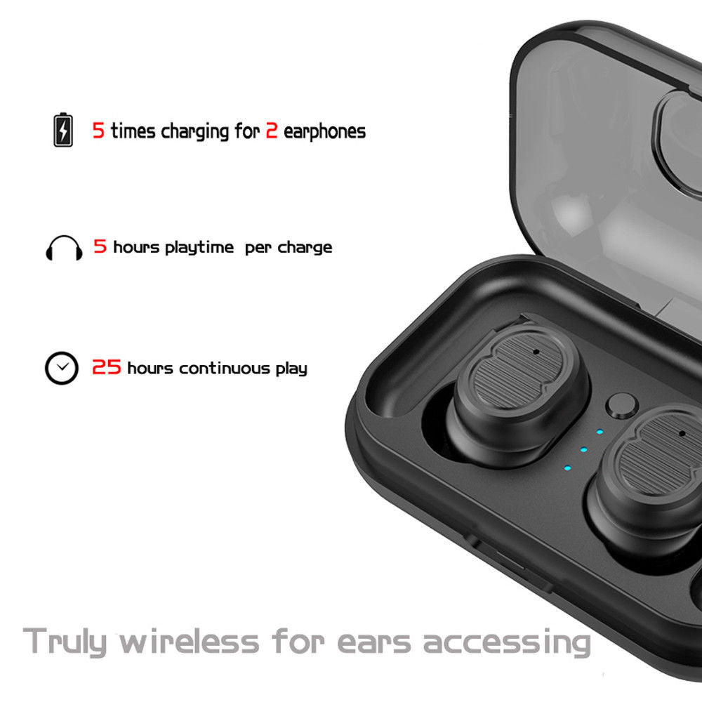 Mini True Wireless  5.0 Earbuds Twins Headset Earphone Headphone