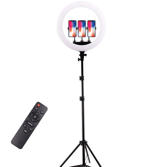 Multi-camera Live Broadcast Ring Light With 16-inch Beautifying Light