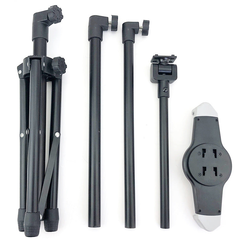 Tablet PC Stand Metal Telescopic Tube Floor Tripod Stand Live Broadcast